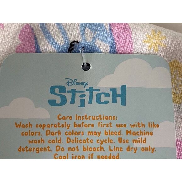 2 Pack Disney Stitch Hand Kitchen Towels Easter Eggs Spring 16 X 26” NEW - Picture 4 of 15